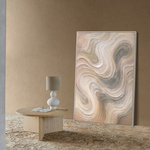 Moderne Wanddeko mit Textur und Tiefe