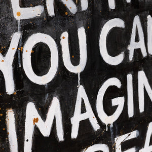 Motivierende Wandkunst Büro