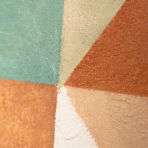 Nahaufnahme geometrische Formen moderne Kunst