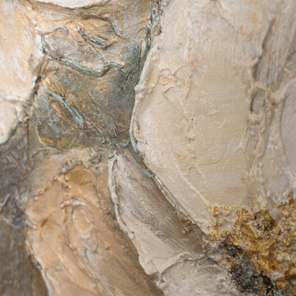 Nahaufnahme handgemalte Struktur Blumenbild