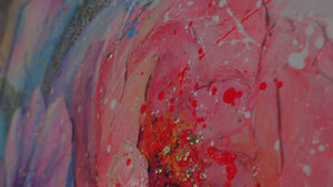 Blumenmotiv Acryl Leinwandbild 