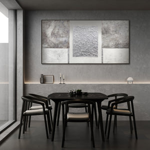 Modernes Acrylgemälde handgemalt mit Rahmen "Perfekte Stabilität"