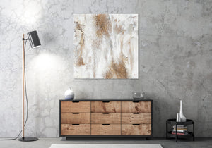 Moderne kunst bilder auf leinwand 100x100cm "Potenzial"