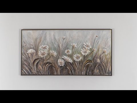 Handgemalte Acryl Wandkunst