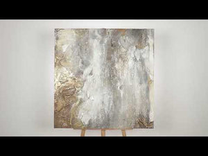 Abstrakte handgemalte leinwandbilder "Weisheit" 100x100 cm