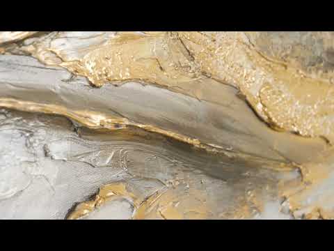 Acrylbild Struktur Kunstwerk Wanddeko