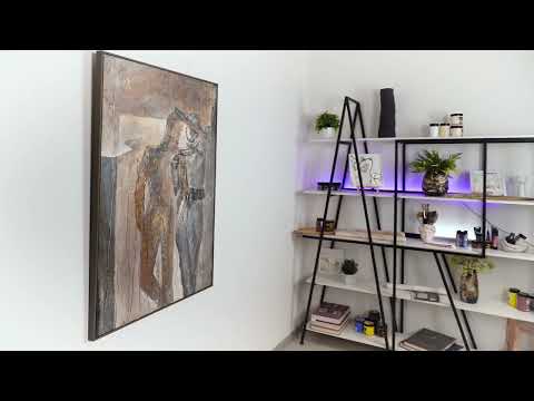 Moderne Wanddeko handgemalt