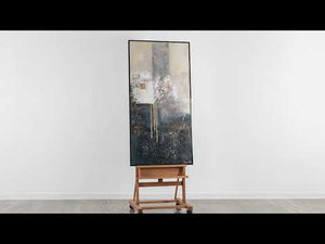 Wanddeko Wohnzimmer "Fragmente" mit Rahmen Abstrakte Kunst