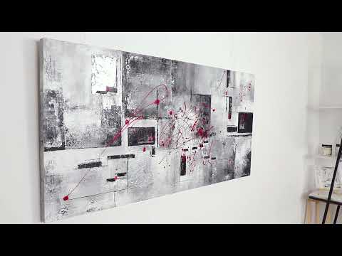 Zeitgenössische Acrylmalerei Wandbild