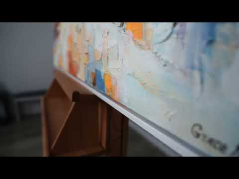 Wandbild Acryl Struktur Kunst Modern