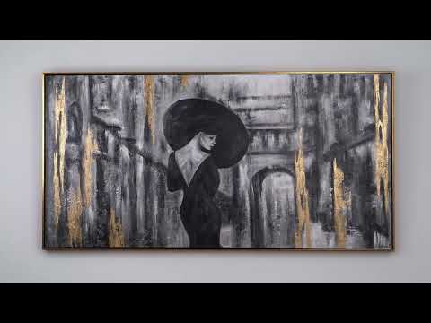 Handgemalte moderne acryl bilder "Filmstreifen"