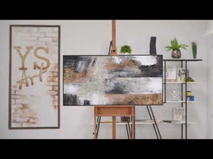 Acrylbild mit Struktur und Tiefe