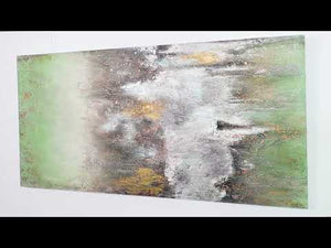 Abstrakte Bild Leinwand "Ruhe vorm Sturm" fürs Wohnzimmer