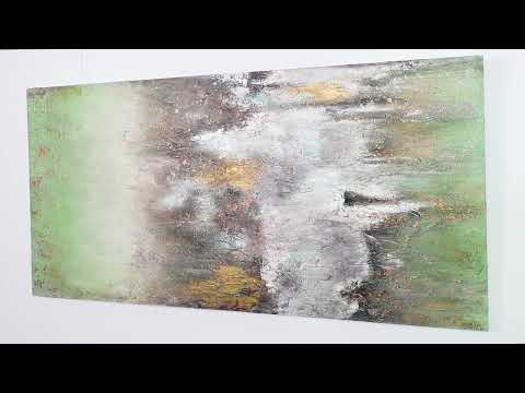 Abstrakte Bild Leinwand "Ruhe vorm Sturm" fürs Wohnzimmer