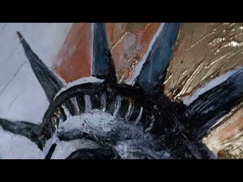 Handgemaltes Acrylbild auf Leinwand