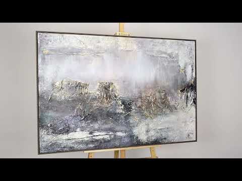 Moderne Wanddeko handgemalt