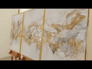 Acrylmalerei auf Leinwand Detail