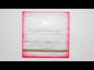 Minimalistisch kunst acrylfarben gemälde "Traum" 100x100cm