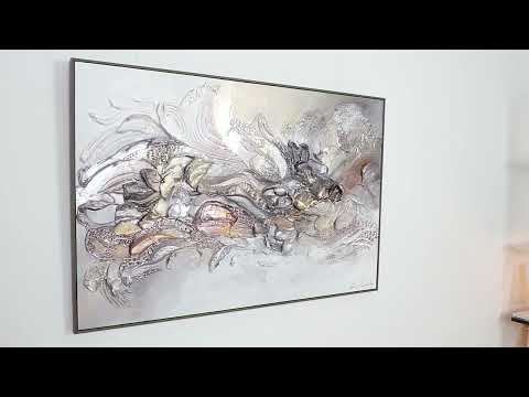 Handgemalte Acryl Wandkunst