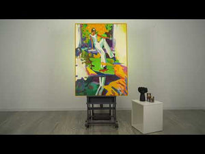 Leinwandkunst Acryl Textur Handgemalt