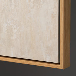 Reliefbild Acrylmalerei beige modern