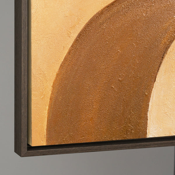 Reliefbild Acrylmalerei sanfte Linienstruktur