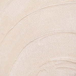 Reliefmalerei rund wellenförmige Bewegung