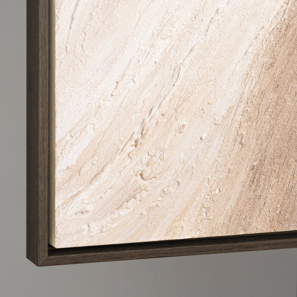 Seitenansicht strukturierte Leinwand moderne Kunst