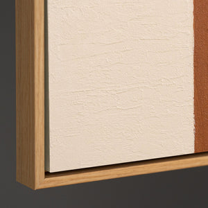 Seitenansicht strukturierte Leinwand moderne 