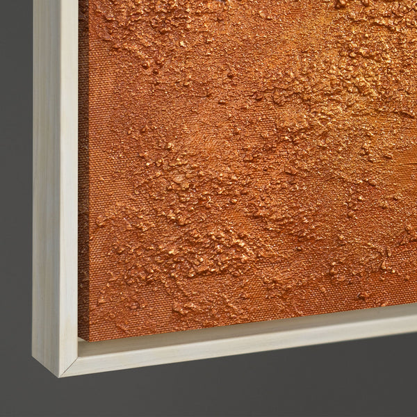 Seitenansicht strukturierte Leinwand moderne Kunst