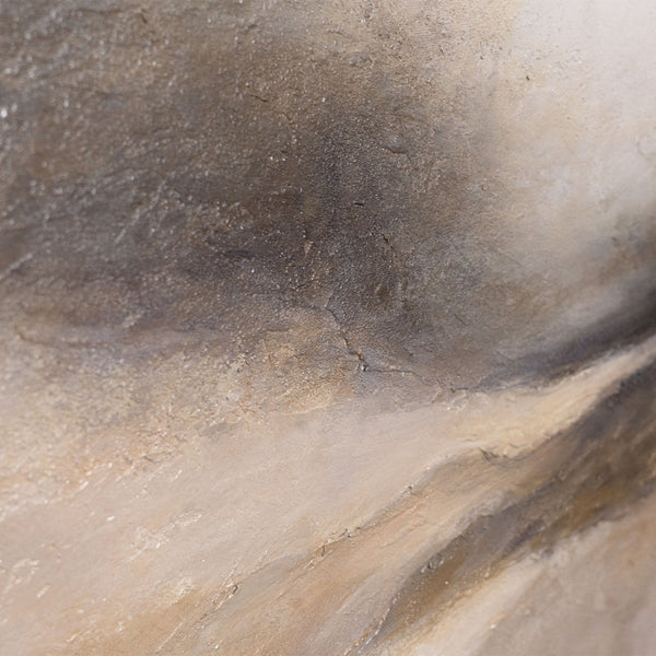 Acrylmalerei Struktur weich beige grau modern