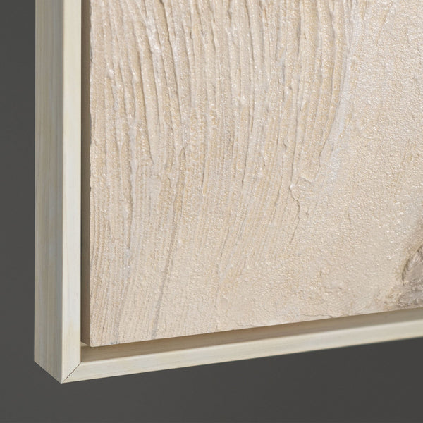 Seitenansicht strukturierte Leinwand moderne Kunst