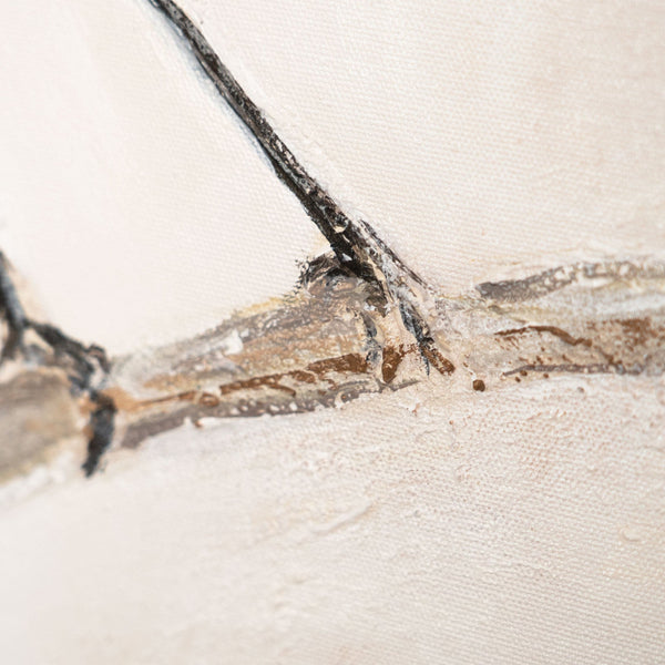 Strukturkunst Nahaufnahme hellbeige modern