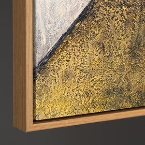 Strukturmalerei Acryl gold Effekt