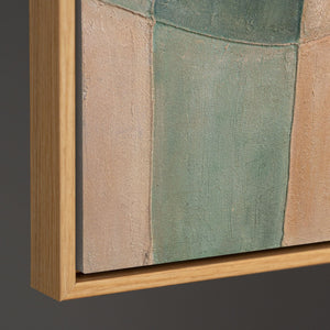 Strukturmalerei Acryl naturtoene modern