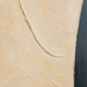 Strukturmalerei Beige Acryltextur Nahaufnahme