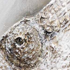 Tiermalerei Chamäleon Acryl Struktur Detail Nahaufnahme