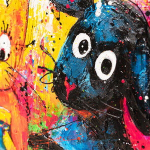 Urban Art Katzen Motiv