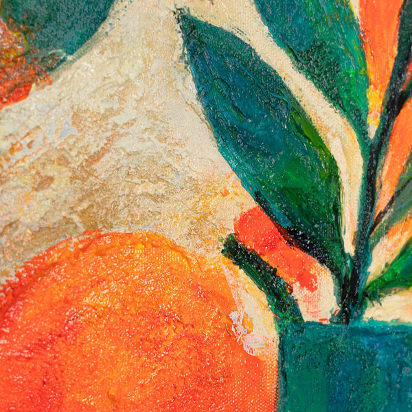 nahaufnahme-strukturpaste-bilder-kaufen-portraet-frau-gelb-relief