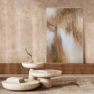 Wanddeko Wohnzimmer moderne Reliefmalerei