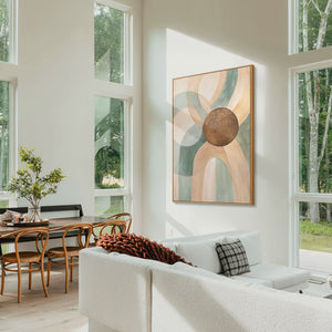 Wanddeko Wohnzimmer moderne Acrylmalerei