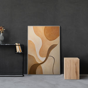 Wohnzimmer Kunstwerk moderne Wandgestaltung